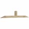 Ekena Millwork Portland Rough Sawn Timber Gable Bracket, Douglas Fir, 84"W x 14"H x 4"D x 4"F, 4/12 Pitch GBW084X14X0404POR00RDF - alternate 2